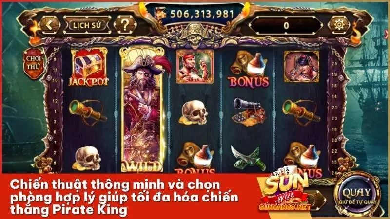 Chiến thuật thông minh và chọn phòng hợp lý giúp tối đa hóa chiến thắng Pirate King