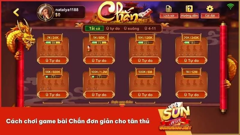 Cách chơi game bài Chắn đơn giản cho tân thủ