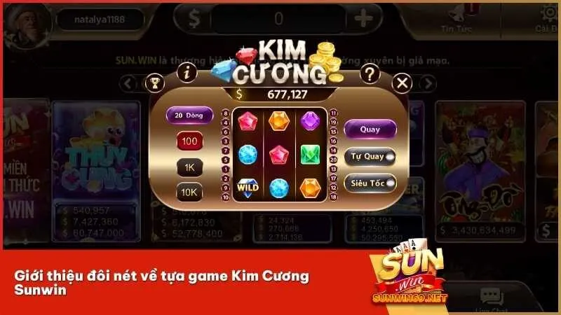 Giới thiệu đôi nét về tựa game Kim Cương Sunwin