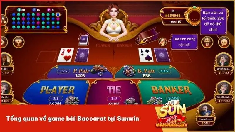 Tổng quan về game bài Baccarat tại Sunwin