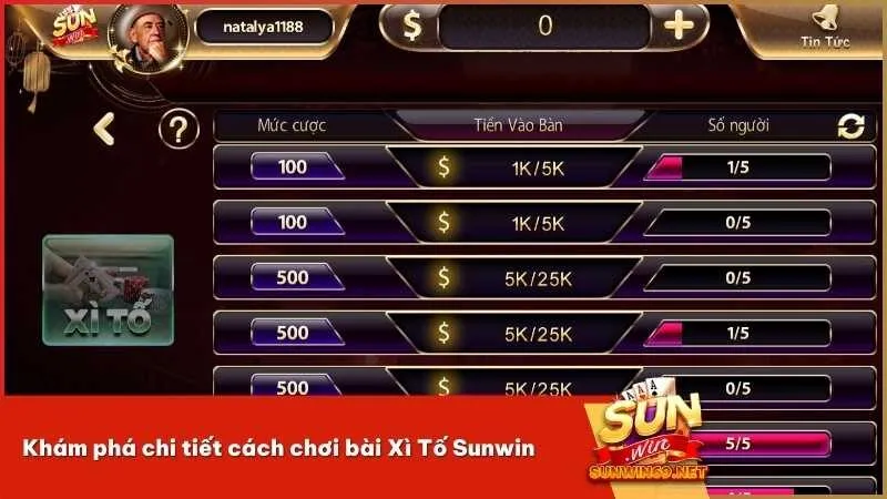 Khám phá chi tiết cách chơi bài Xì Tố Sunwin