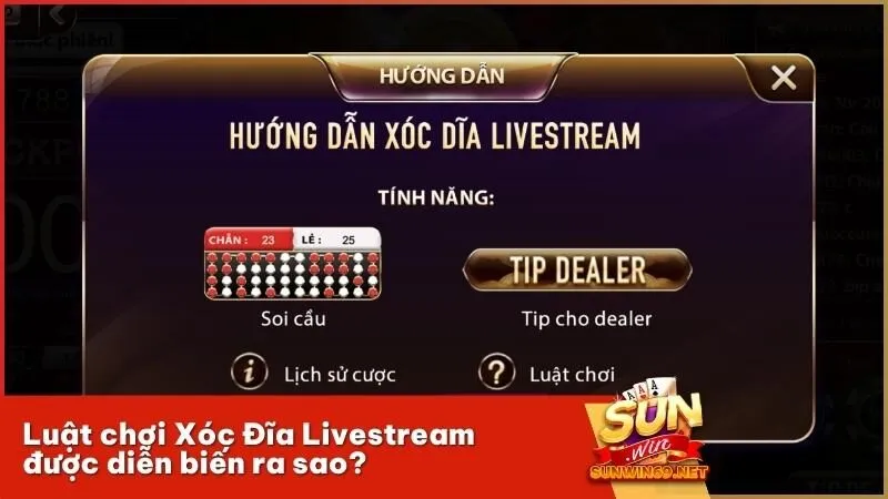 Luật chơi Xóc Đĩa Livestream được diễn biến ra sao?